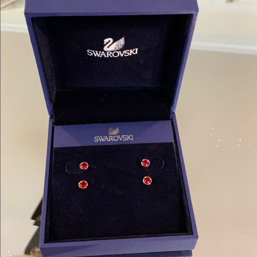 Swarovski Crystal Earrings-New in Box!
